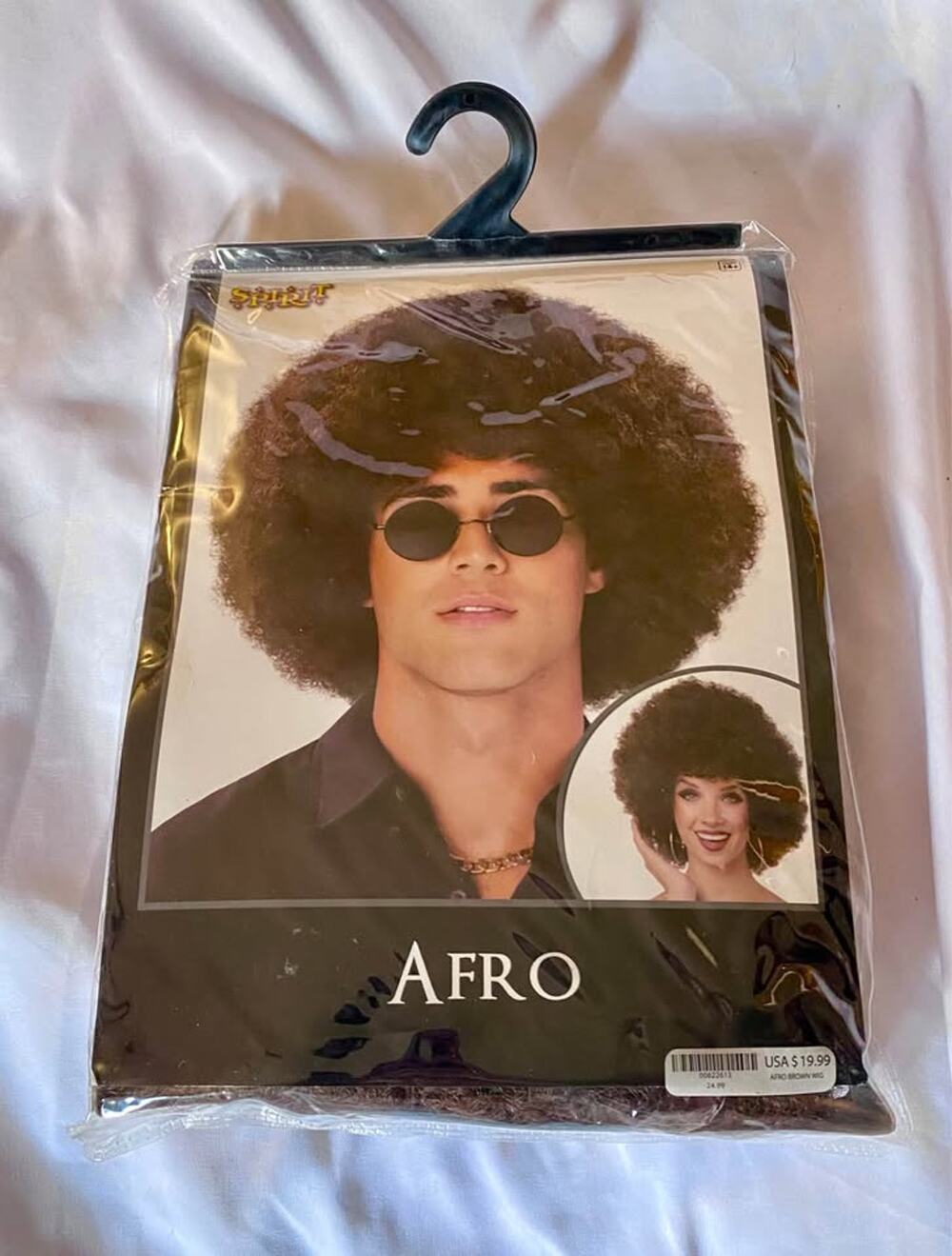 Brown Afro Wig Costume Party Halloween Retro 70s Style